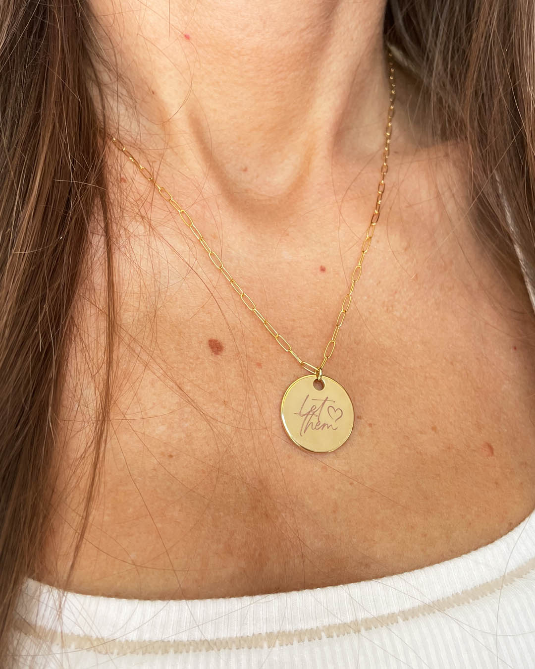 Let Them Necklace (Gold)