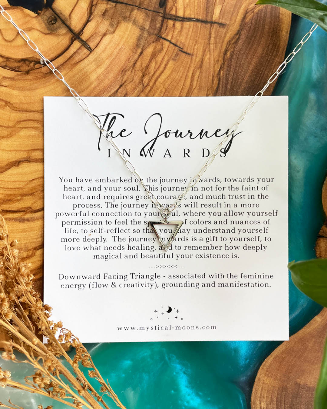 The Journey Inwards Necklace (Silver)