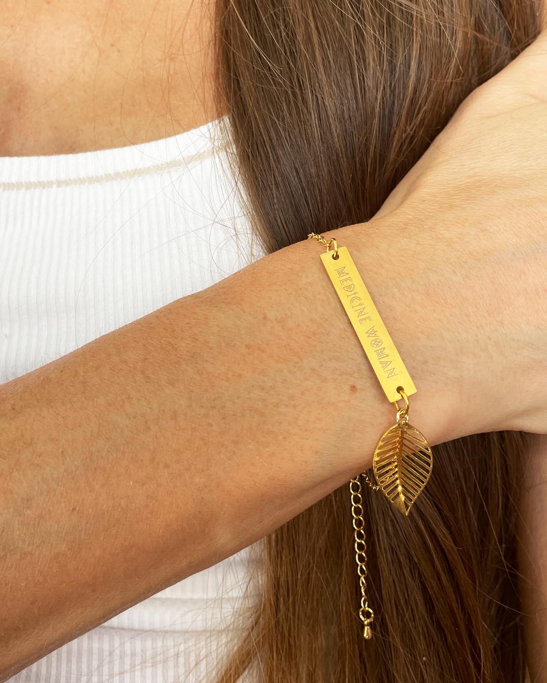 Medicine Woman Gold Leaf Bracelet
