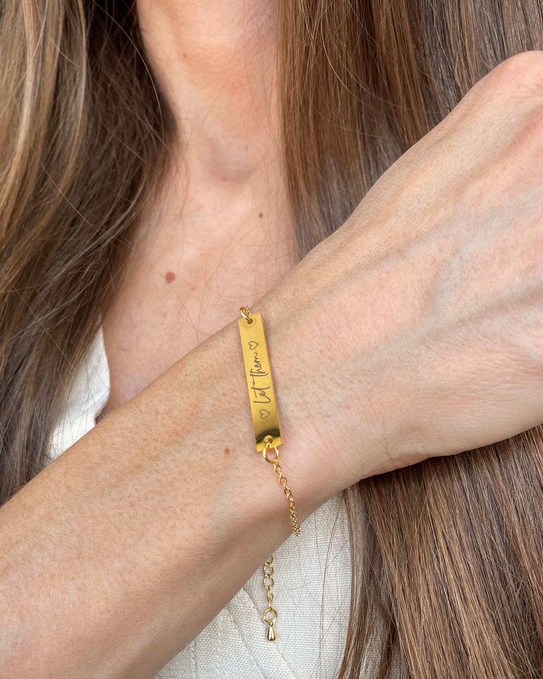 Let Them Bracelet (Gold)