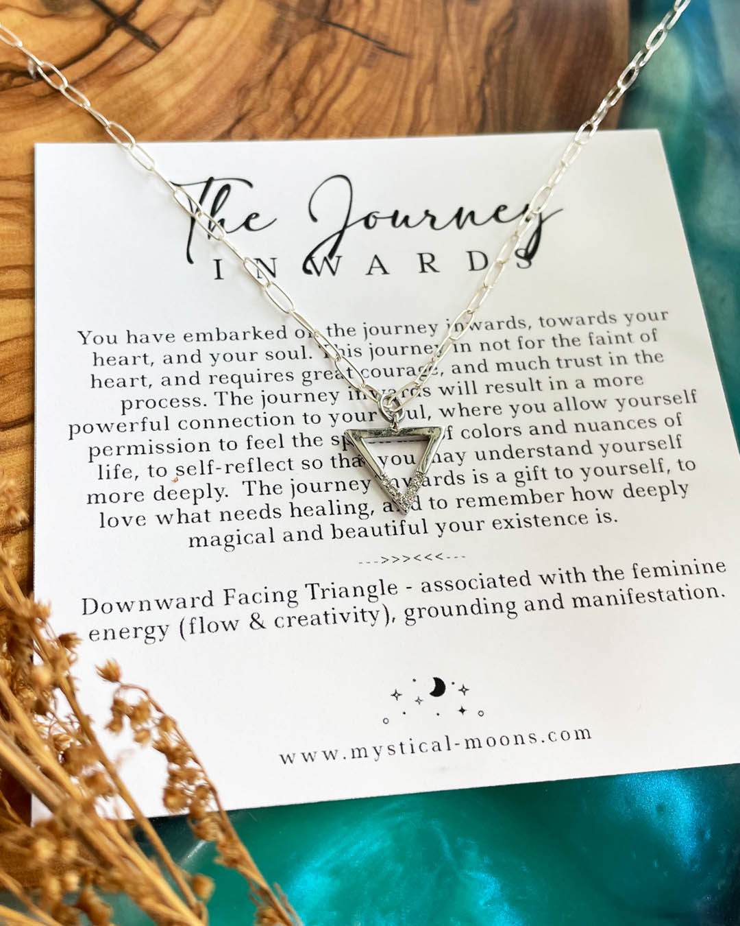 The Journey Inwards Necklace (Silver)