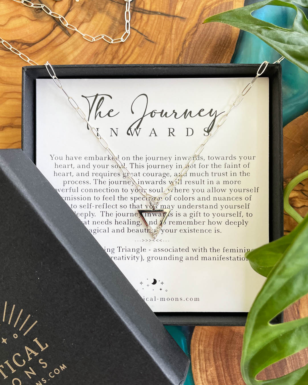 The Journey Inwards Necklace (Silver)