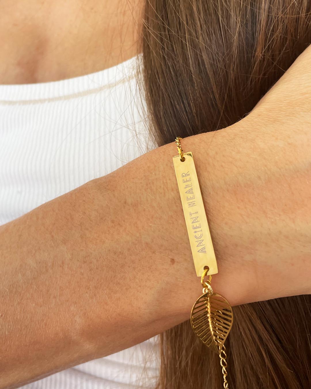Medicine Woman Gold Leaf Bracelet