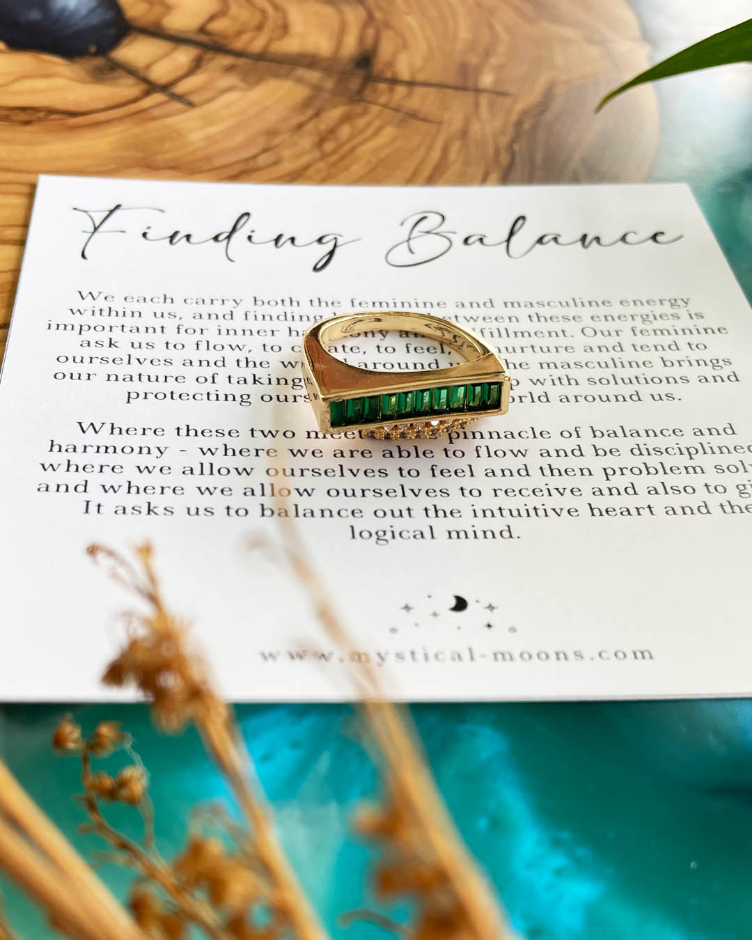 Finding Balance Bar Ring