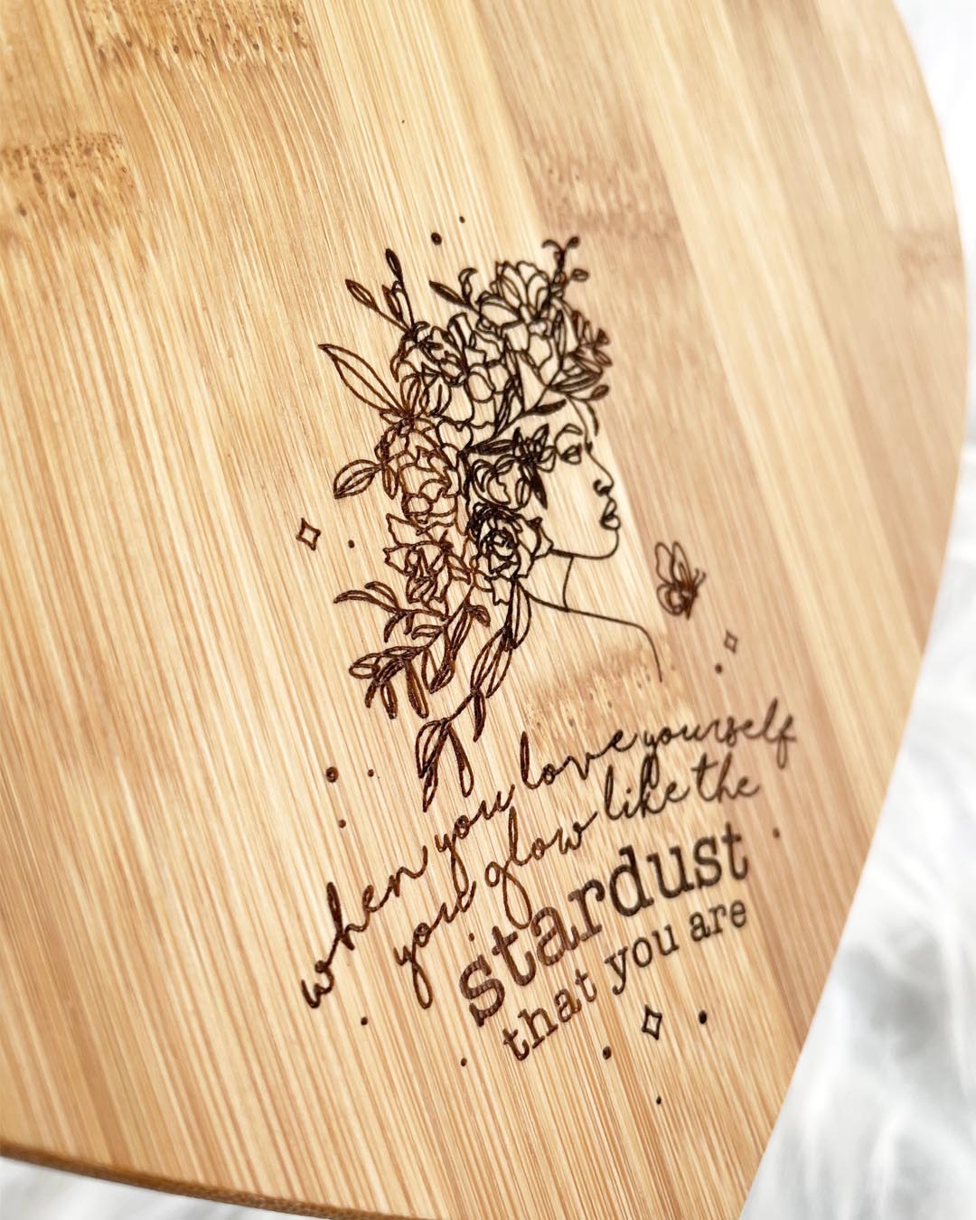 You are Magical Stardust Heart Shaped Cheese Board Knife Set
