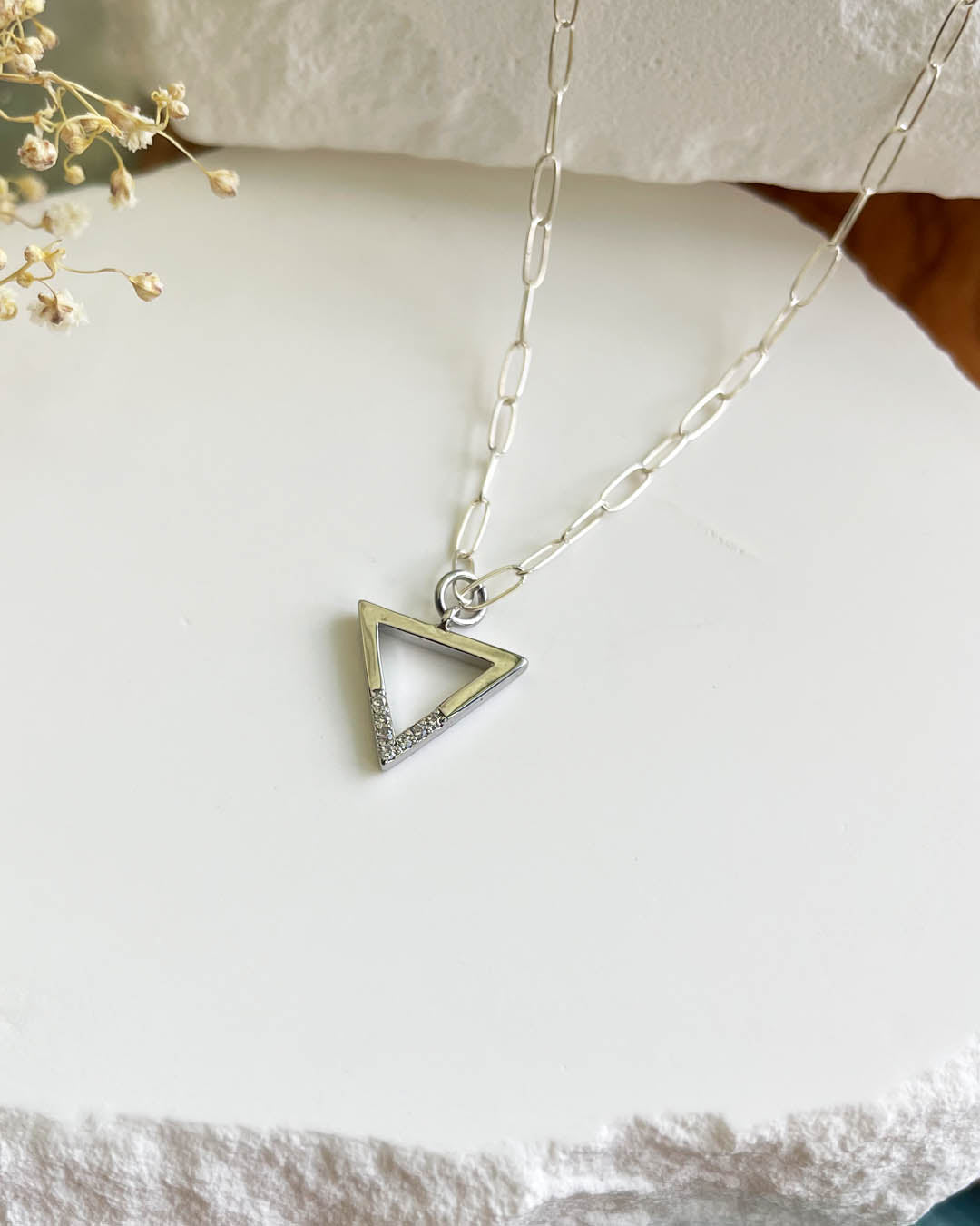 The Journey Inwards Necklace (Silver)