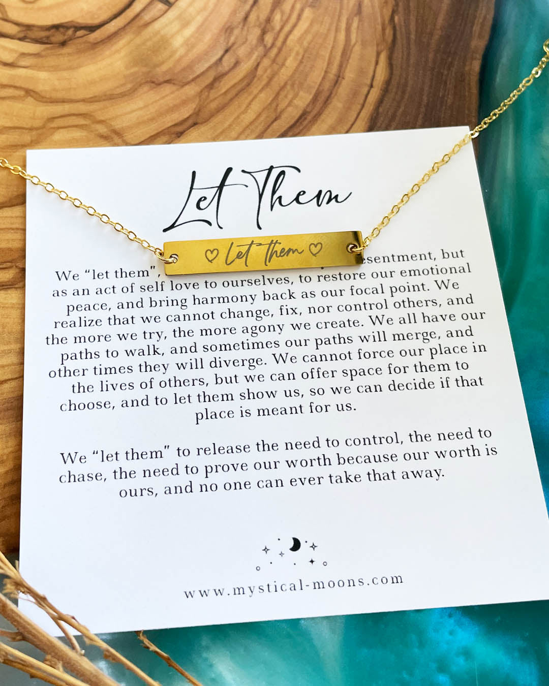 Let Them Bracelet (Gold)