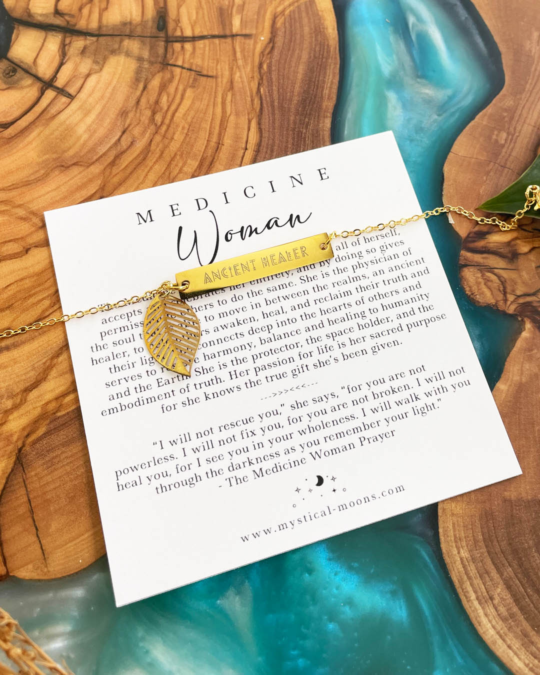 Medicine Woman Gold Leaf Bracelet