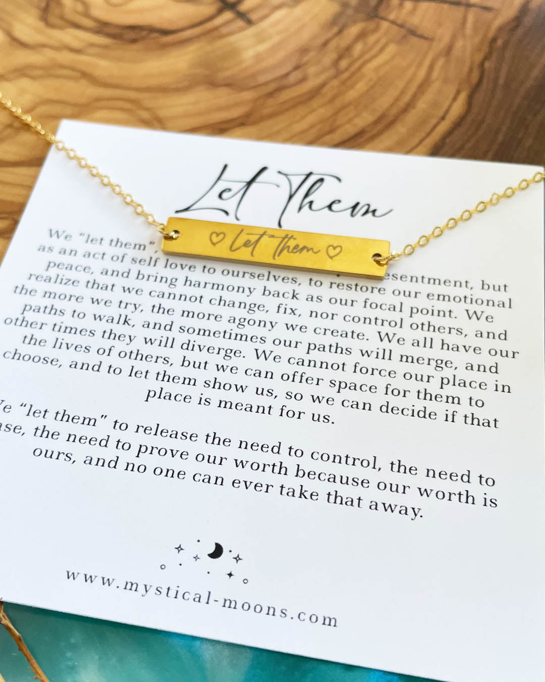 Let Them Bracelet (Gold)