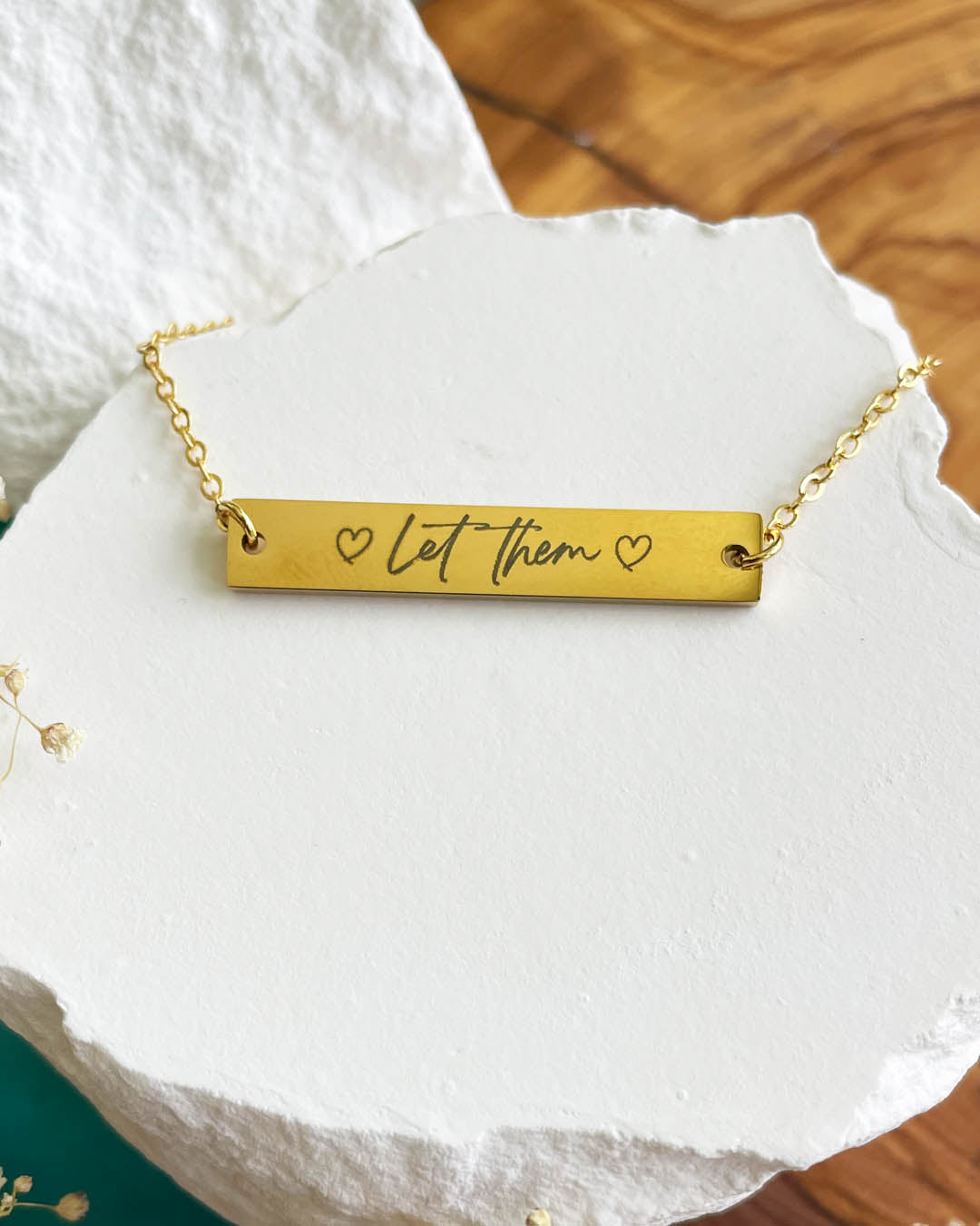 Let Them Bracelet (Gold)
