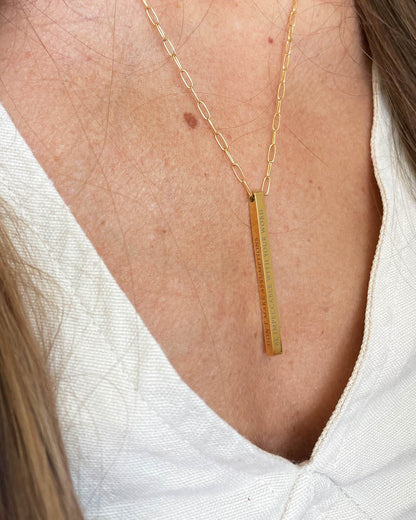 The Four Agreements Necklace | Gold (Women)