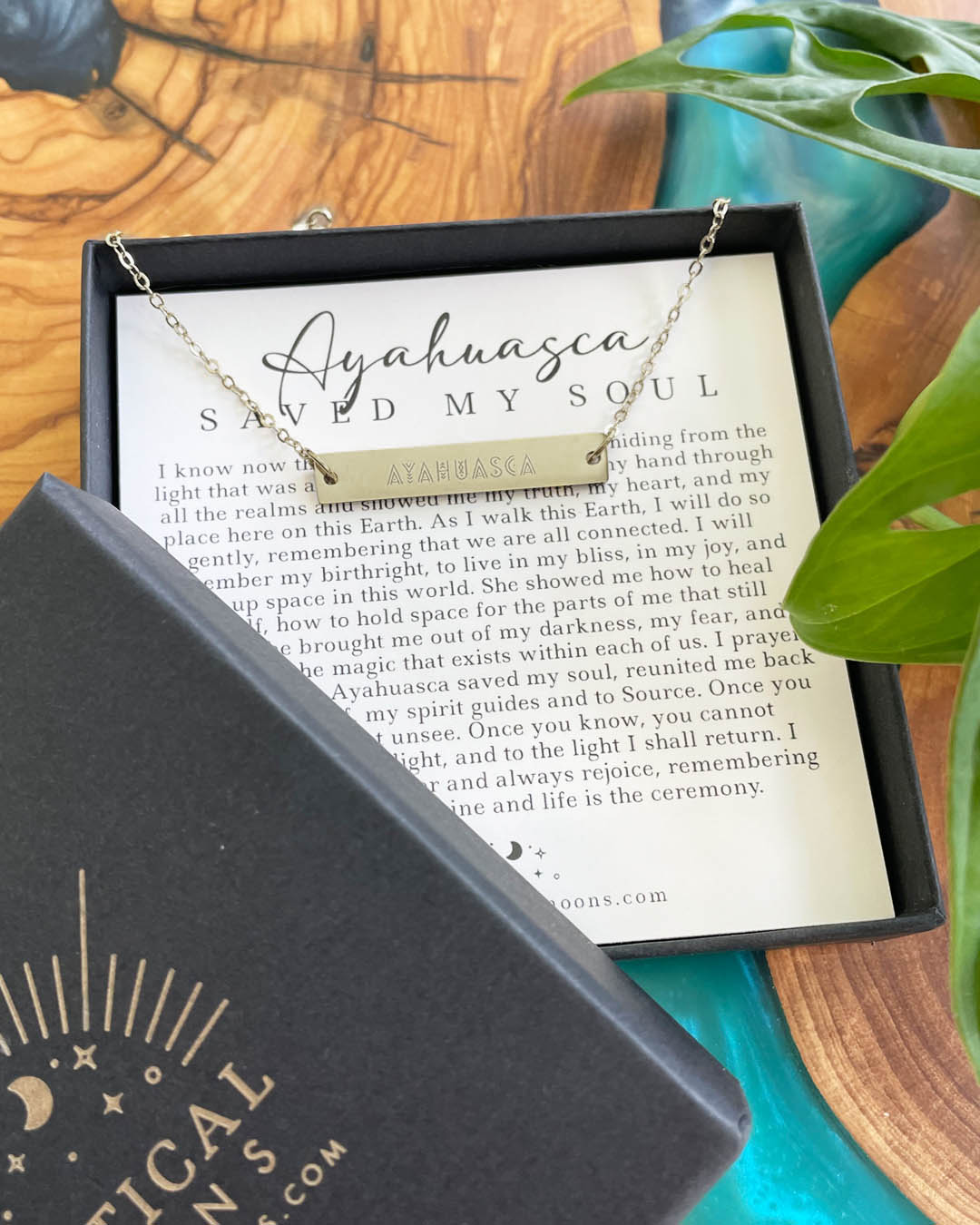 Ayahuasca Saved My Soul Bracelet (Silver)