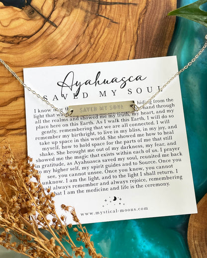 Ayahuasca Saved My Soul Bracelet (Silver)