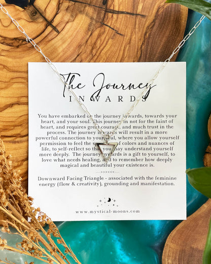 The Journey Inwards Necklace (Silver)