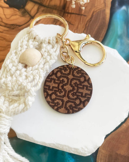 Ayahuasca: Vine of the Soul Tassel Keychain