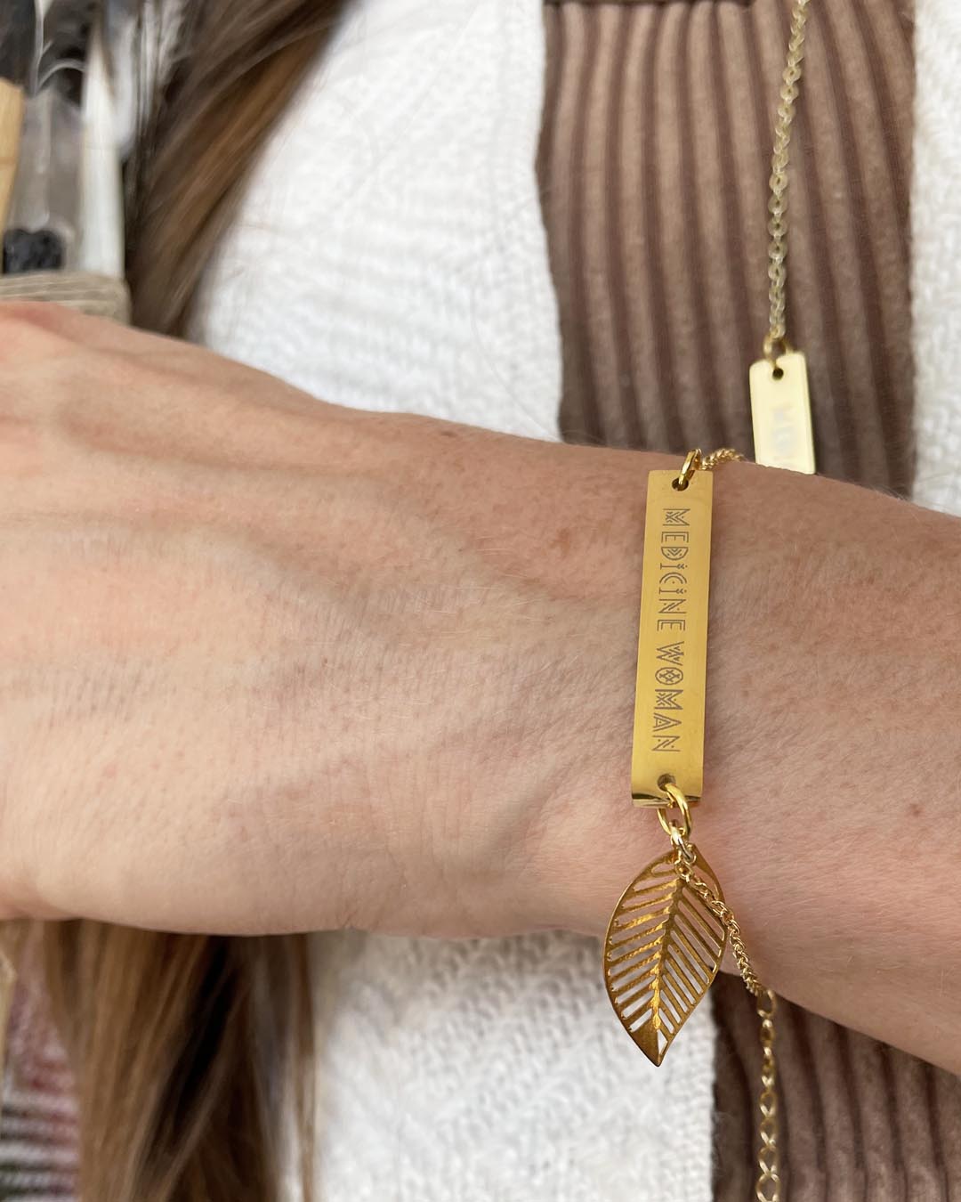 Medicine Woman Gold Leaf Bracelet