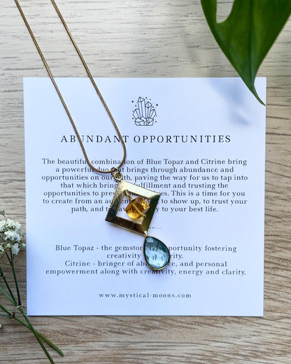 Abundant Opportunities Necklace