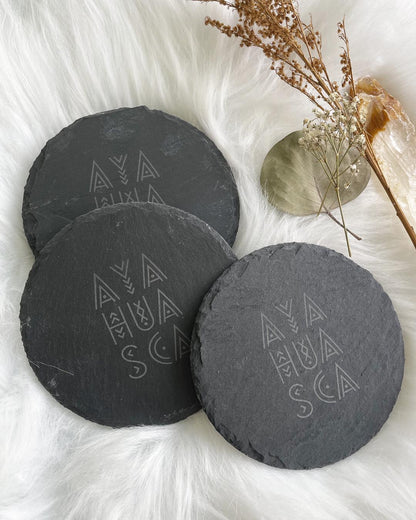 Ayahuasca Slate Coaster Set (4)