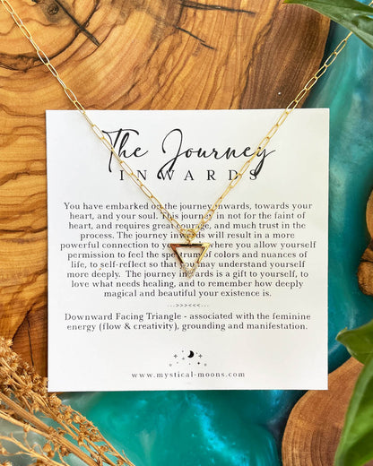 The Journey Inwards Necklace (Gold)