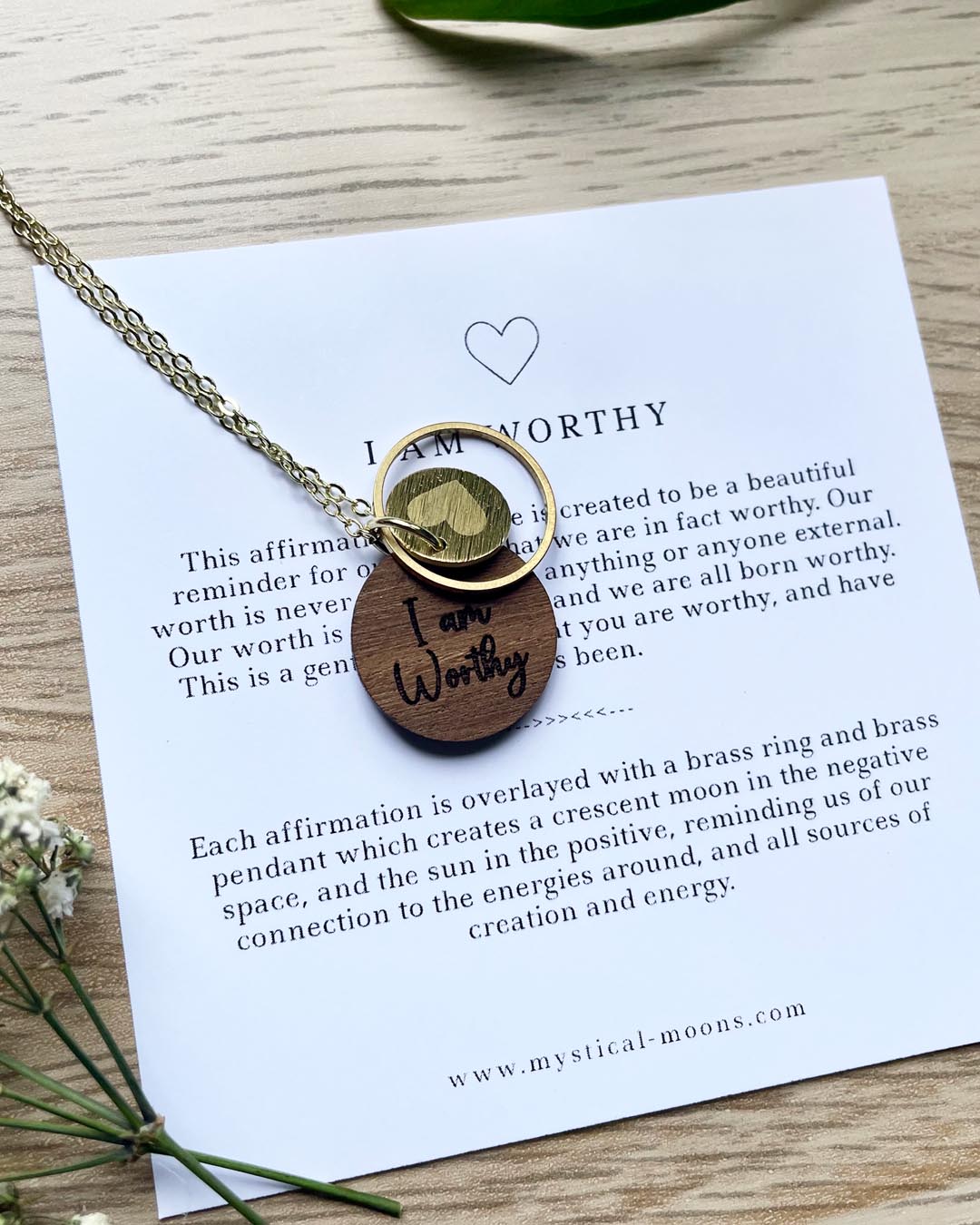 Personalized Affirmation Necklace