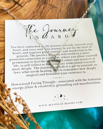 The Journey Inwards Necklace (Silver)