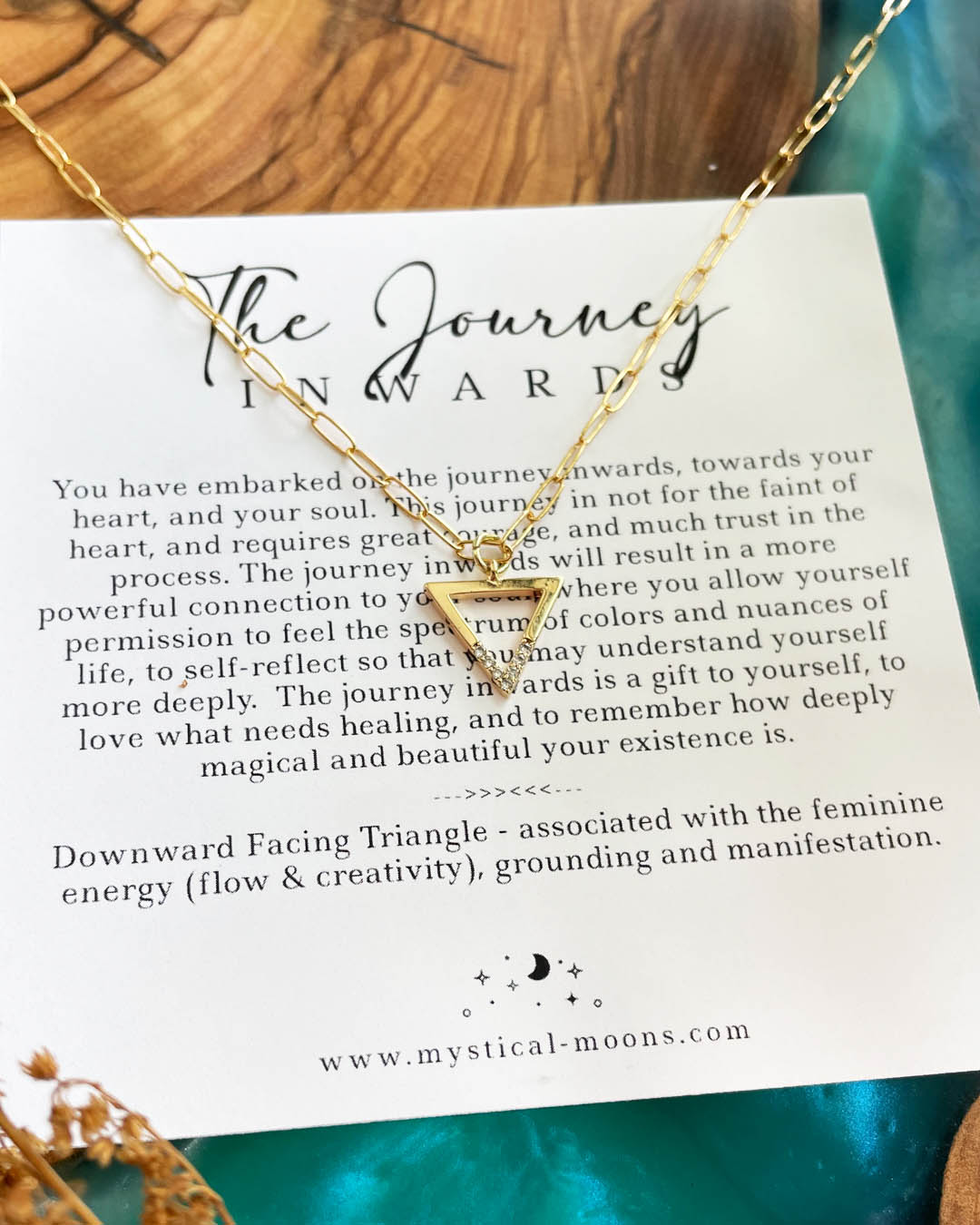 The Journey Inwards Necklace (Gold)