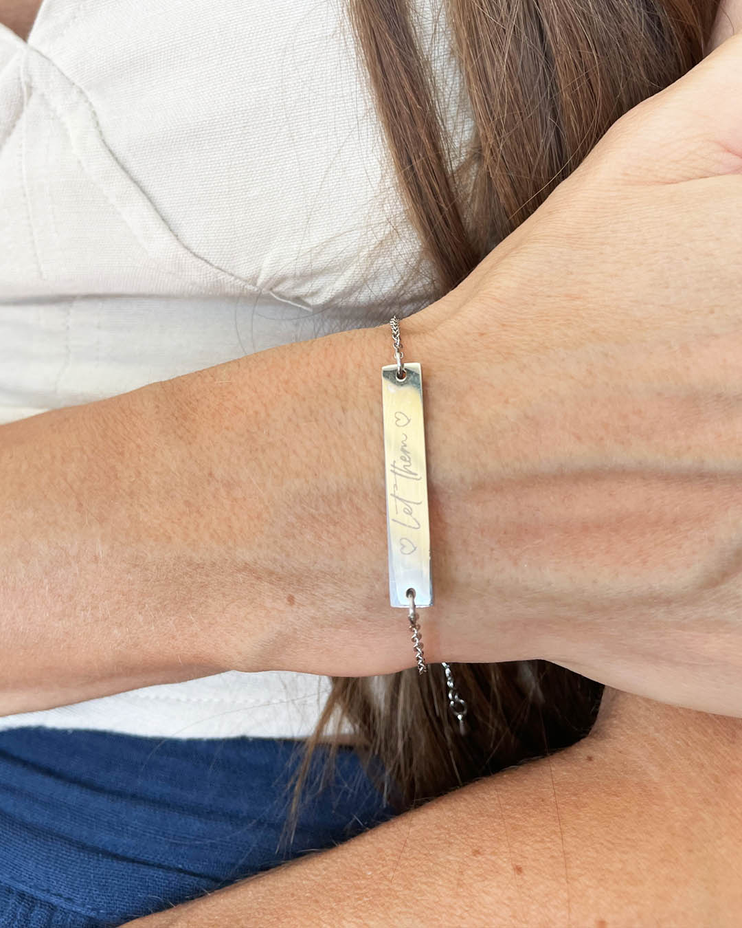 Let Them Bracelet (Silver)