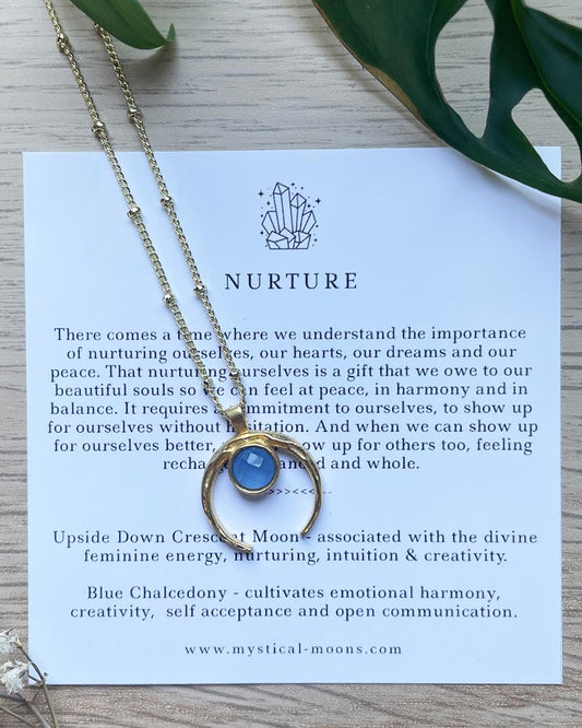 Nurture Blue Chalcedony Necklace