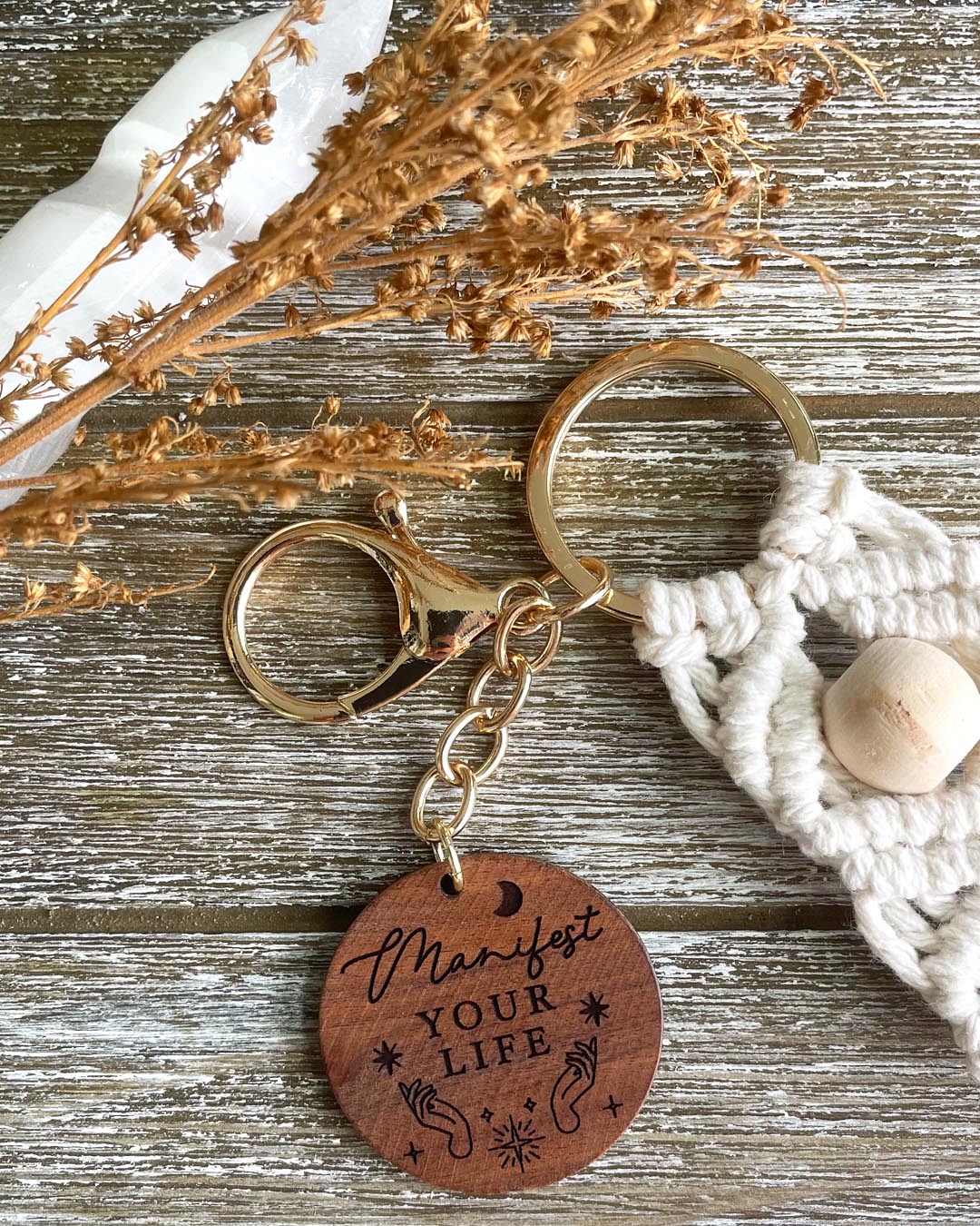 Manifest Your Life Keychain