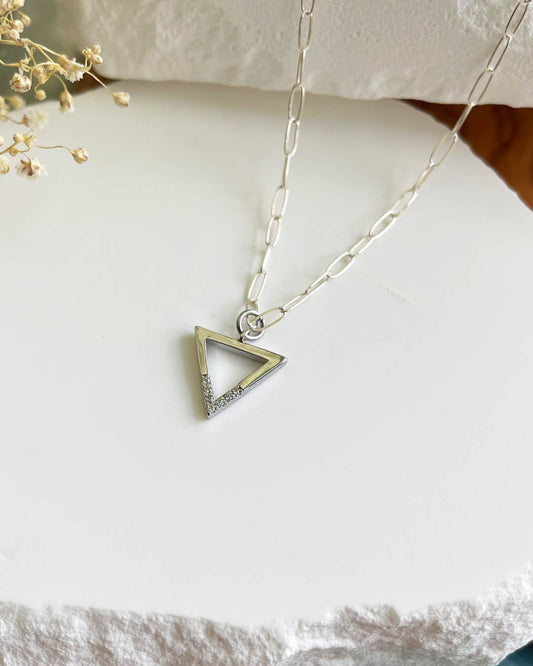 The Journey Inwards Necklace (Silver)