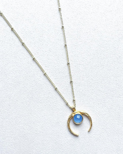 Nurture Blue Chalcedony Necklace