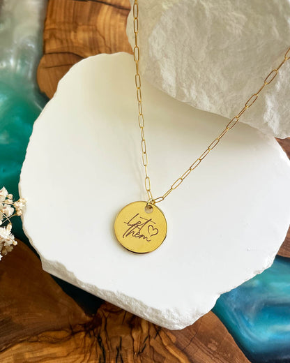 Let Them Necklace (Gold)