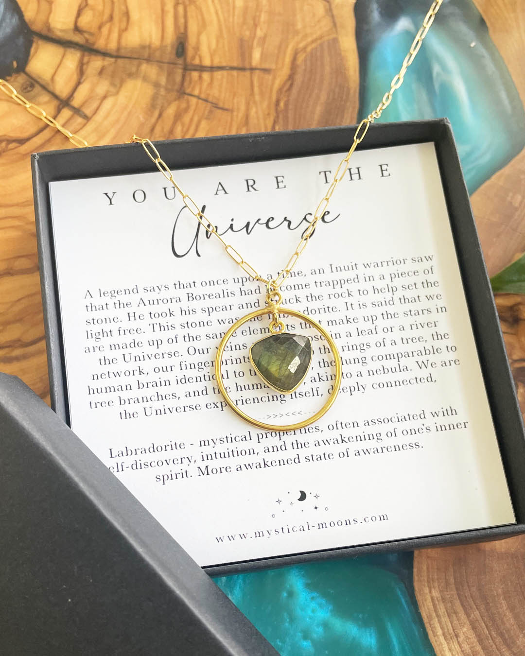 You Are The Universe Necklace (Gold)