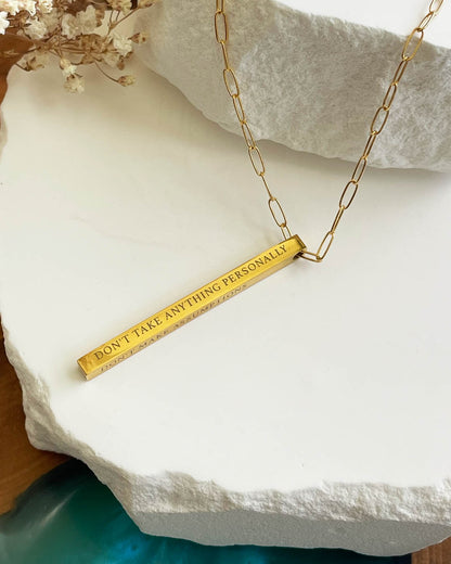 The Four Agreements Necklace | Gold (Women)