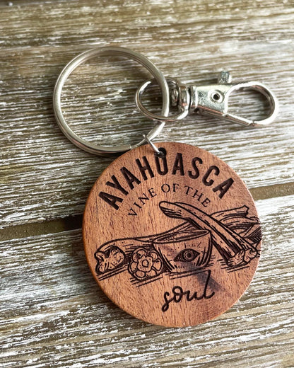 Ayahuasca: Vine of the Soul Keychain