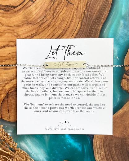 Let Them Bracelet (Silver)